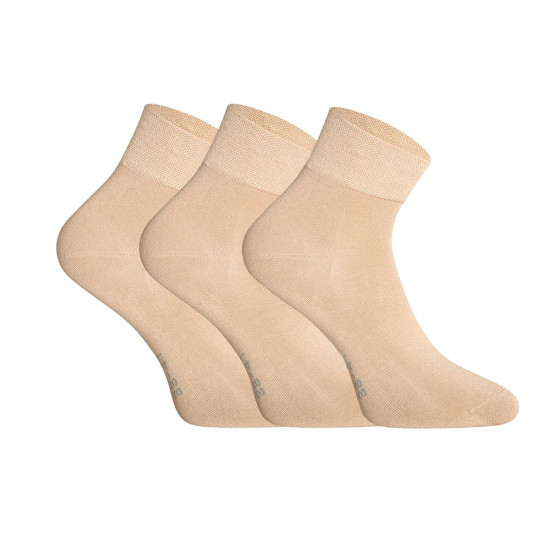 3PACK Socken Gino Bambus beige (82004)
