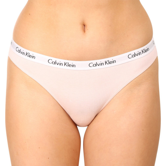 5PACK Damen Slips Calvin Klein mehrfarbig (QD3586E-E6T)