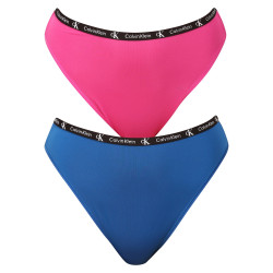2PACK Brazil-Slips für Damen Calvin Klein mehrfarbig (QD5037E-C0Z)