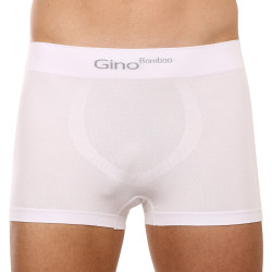 Herren klassische Boxershorts Gino nahtlos, aus Bambus, weiß (53004)