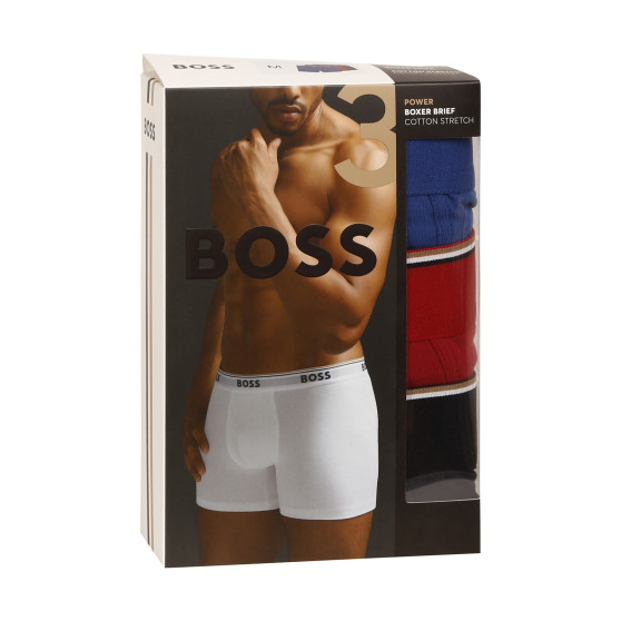 3PACK Herren Klassische Boxershorts BOSS mehrfarbig (50475282 962)