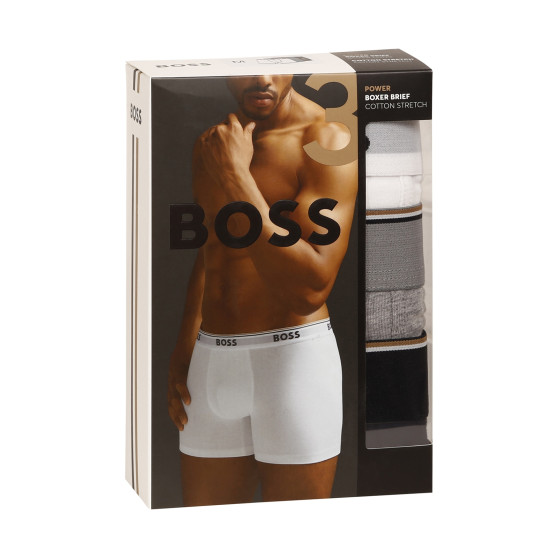 3PACK Herren Klassische Boxershorts BOSS mehrfarbig (50475282 999)