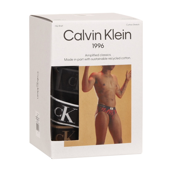 7PACK Herren Slips Calvin Klein schwarz (NB3581A-CDB)