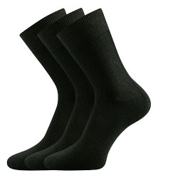 3PACK Socken Lonka Bambus schwarz (Badon-a)