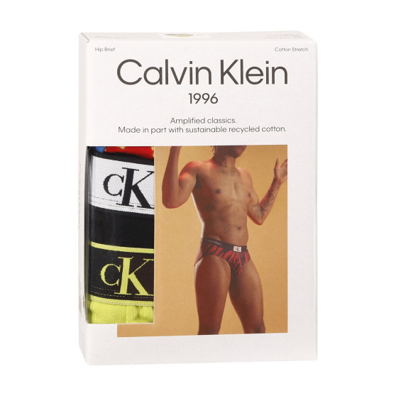 3PACK Herren Slips Calvin Klein mehrfarbig (NB3527A-DY0)