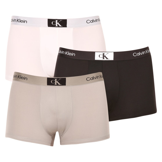 3PACK Herren Klassische Boxershorts Calvin Klein mehrfarbig (NB3532A-FRQ)