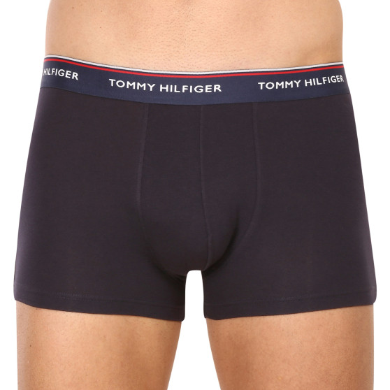 3PACK Herren Klassische Boxershorts Tommy Hilfiger dunkelblau (UM0UM01642 0XY)