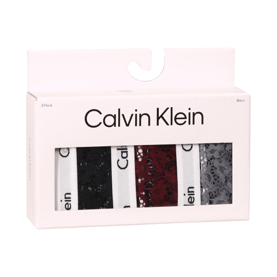 3PACK Damen Slips Calvin Klein mehrfarbig (QD3926E-BP7)