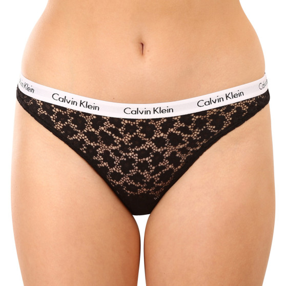 3PACK Damen Slips Calvin Klein Übergröße mehrfarbig (QD3975E-BP7)