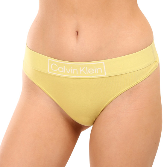 Damen Tangas Calvin Klein gelb (QF6774E-9LD)