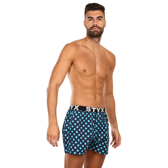 Herren Boxershorts Styx art sportlicher Gummizug Punkte (B1651)