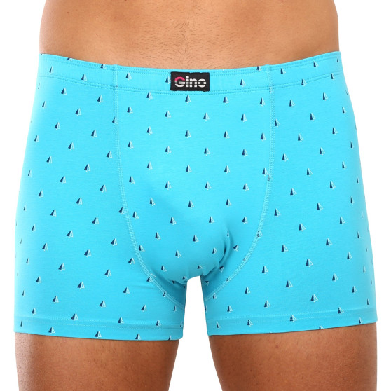 Herren Klassische Boxershorts Gino blau (73108)