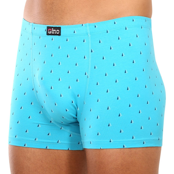 Herren Klassische Boxershorts Gino blau (73108)