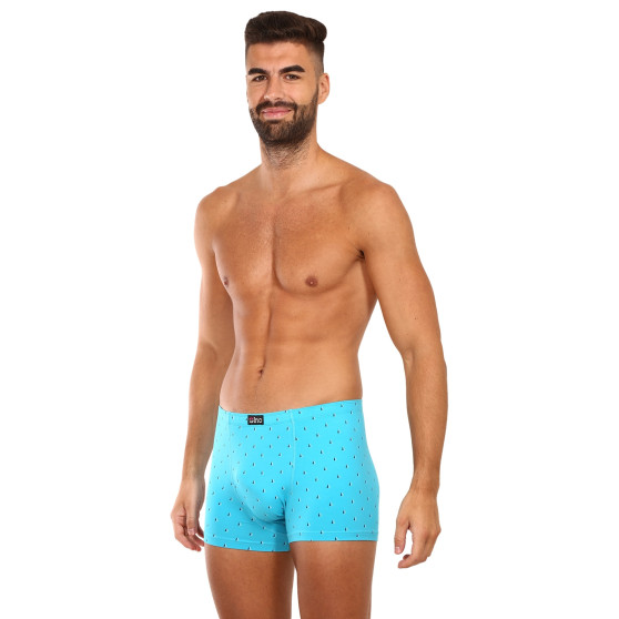 Herren Klassische Boxershorts Gino blau (73108)