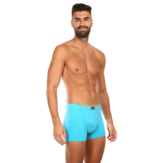 Herren Klassische Boxershorts Gino blau (73108)