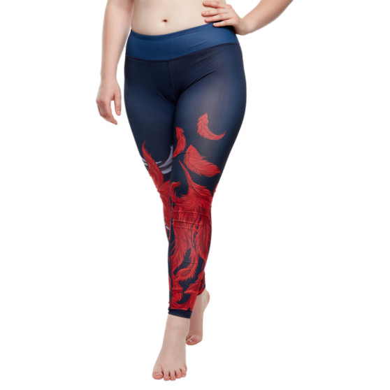 Fröhliche Frauenleggings Dedoles fitness Phoenix (D-W-AW-LGS-C-RP-1284)