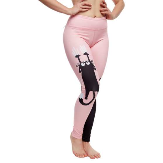 Fröhliche Frauen-Leggings Dedoles Fitness Rosa Katzen (D-W-AW-LGS-C-RP-0079)