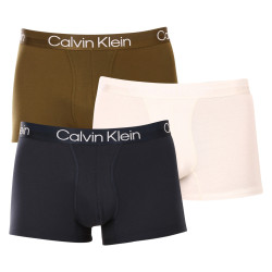 3PACK Herren klassische Boxershorts Calvin Klein mehrfarbig (NB2970A-GYO)