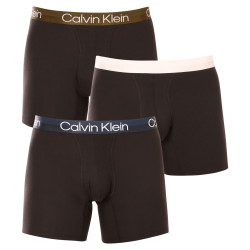 3PACK Herren Klassische Boxershorts Calvin Klein schwarz (NB2971A-GZ5)