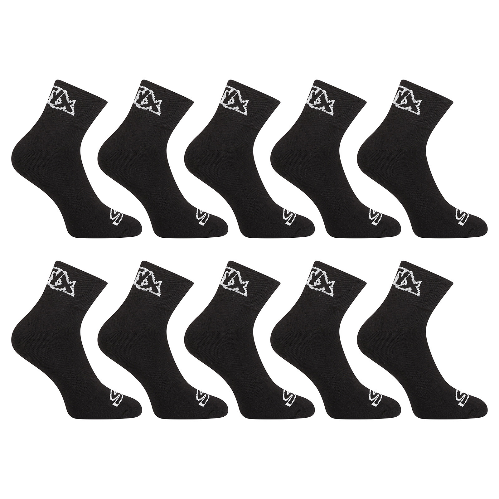 10PACK Sneaker Socken Styx schwarz (10HK960) M