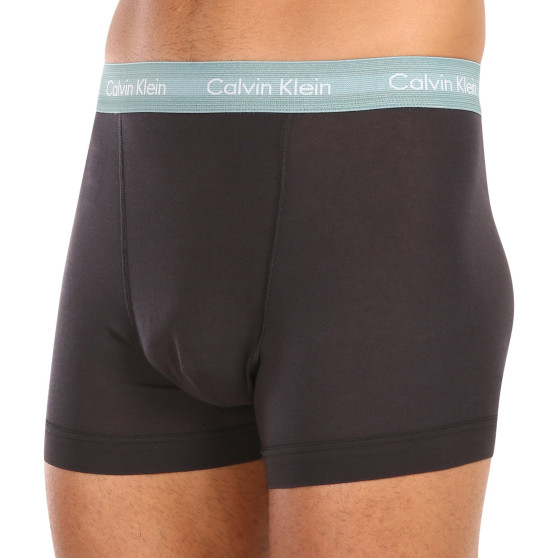 3PACK Herren Klassische Boxershorts Calvin Klein schwarz (U2662G-H53)