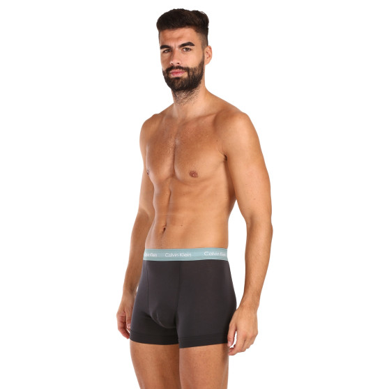 3PACK Herren Klassische Boxershorts Calvin Klein schwarz (U2662G-H53)