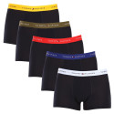 5PACK Herren Klassische Boxershorts Tommy Hilfiger schwarz (UM0UM03061 0W9)