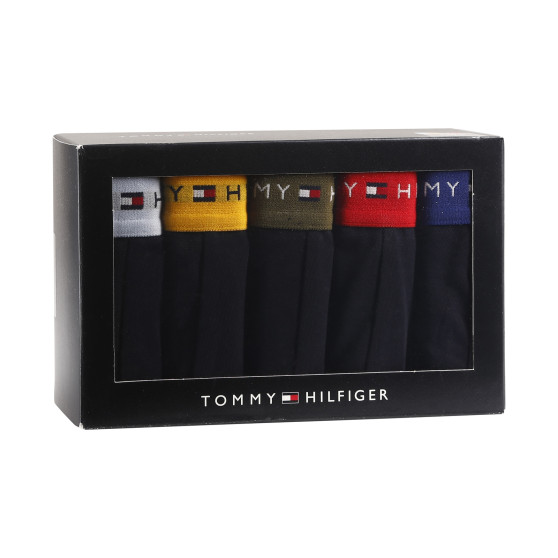 5PACK Herren Klassische Boxershorts Tommy Hilfiger schwarz (UM0UM03061 0W9)