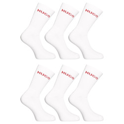 6PACK Socken Hugo Boss lang weiß (50510187 100)