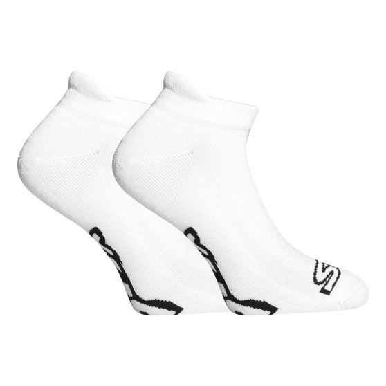 Socken Styx kurz weiß mit schwarzem Logo (HN1061)