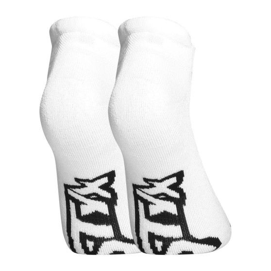 Socken Styx kurz weiß mit schwarzem Logo (HN1061)