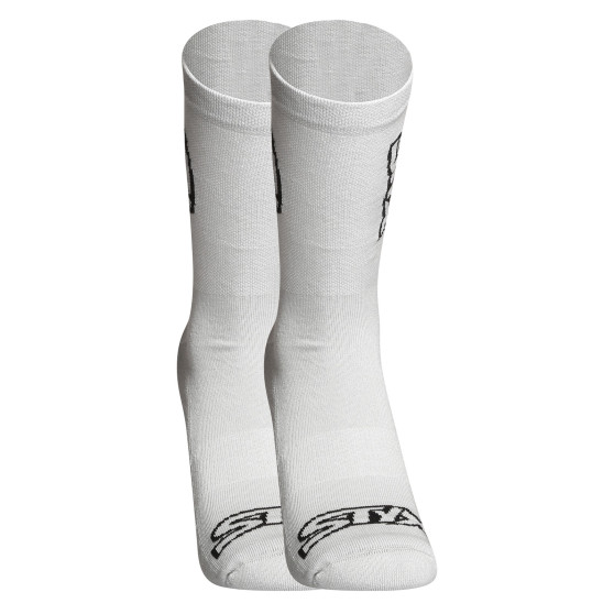 Socken Styx lang grau mit schwarzem Logo (HV1062)