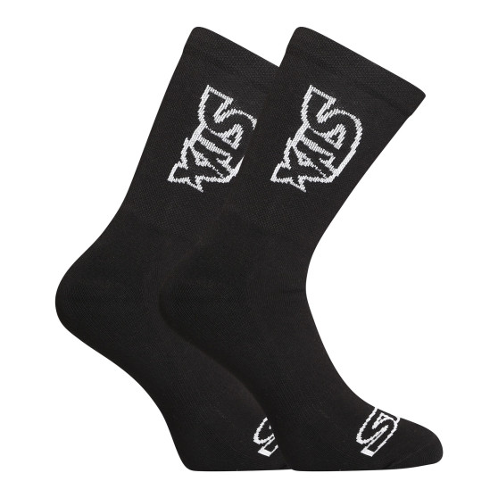 Socken Styx lang schwarz mit weißem Logo (HV960)
