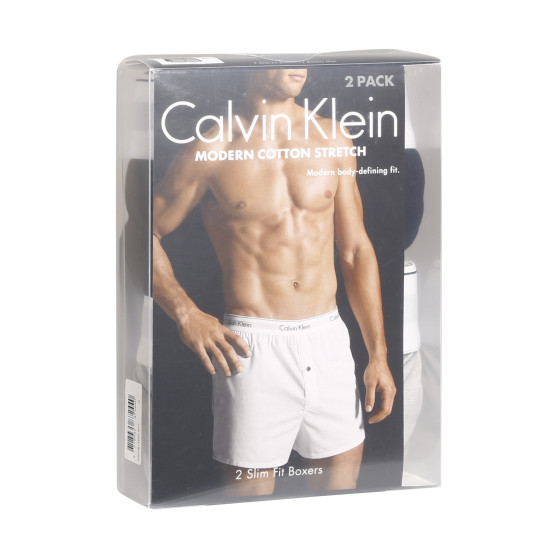 2PACK Herren Boxershorts Calvin Klein mehrfarbig (NB1396A-BHY)
