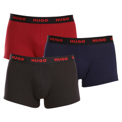 3PACK Herren Klassische Boxershorts Hugo Boss mehrfarbig (50469766 413)
