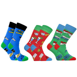 3PACK Lustige Socken Styx lang mehrfarbig (H12505155)