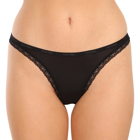 Damen Tangas Calvin Klein schwarz (D3445E-001)