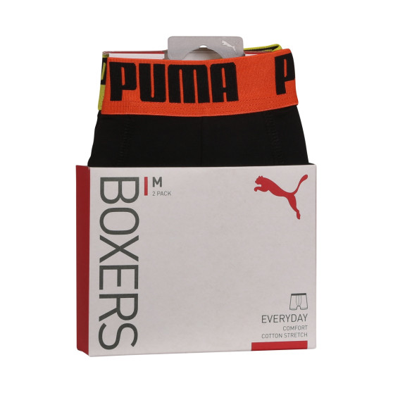 2PACK Herren Klassische Boxershorts Puma schwarz (521015001 060)