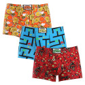 3PACK Herren Klassische Boxershorts Styx art klassischer Gummizug mehrfarbig (3Q12914)