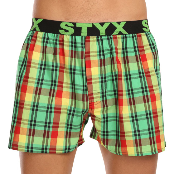 Herren Boxershorts Styx sportlicher Gummizug mehrfarbig (B1018)