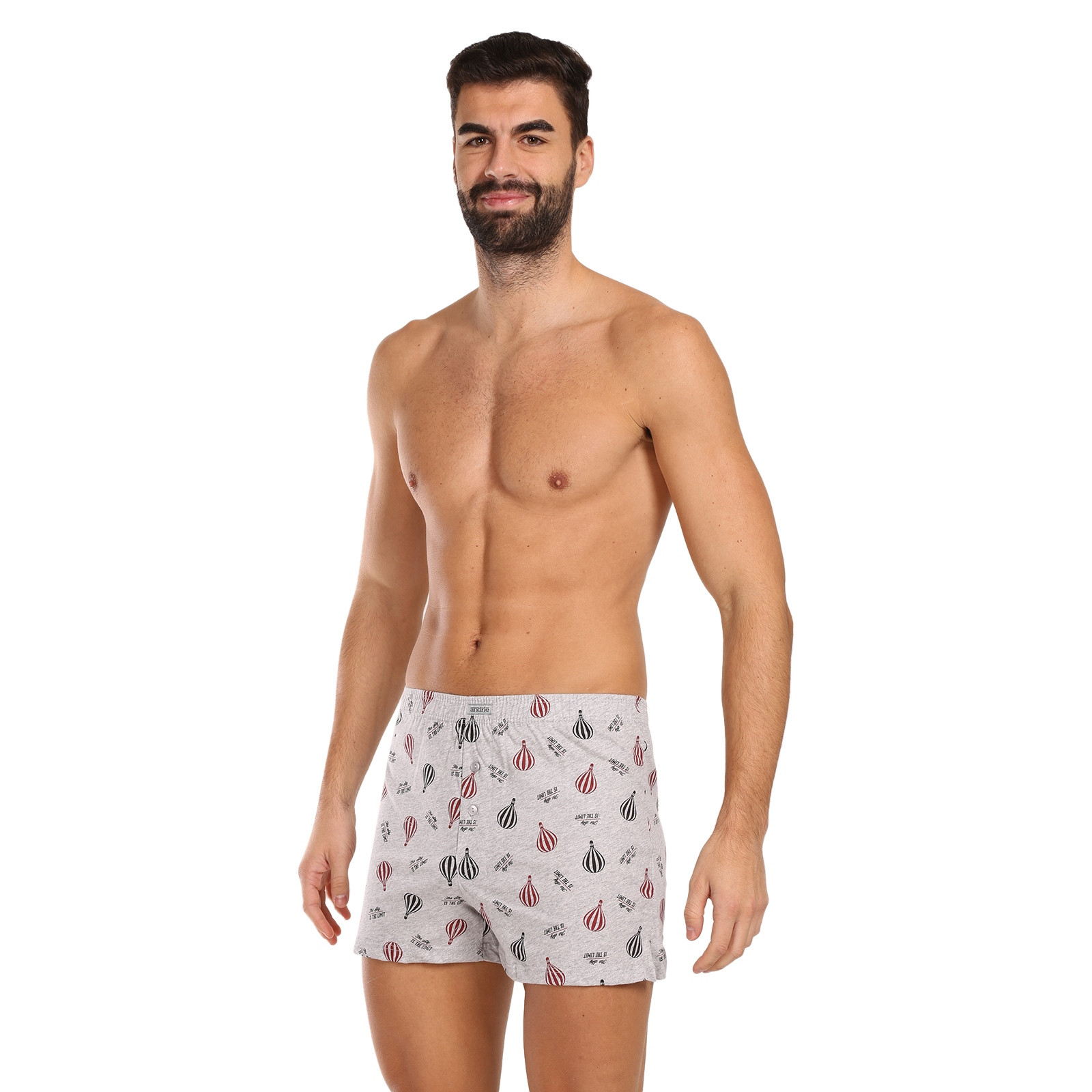 6PACK Herren Boxershorts Andrie mehrfarbig (PS 5737) L.
Männershorts für Komfortliebhaber
Der weite Schnitt der Andrie-Shorts ist besonders bei denjenigen beliebt, die sich nicht gerne einschnüren lassen.
Andrie bietet tschechische Unterwäsche für Männer, die wissen, was sie wollen
Die Herren-Shorts Andrie zeichnen sich durch ihre angenehmen Materialien und die Qualität der Verarbeitung aus.