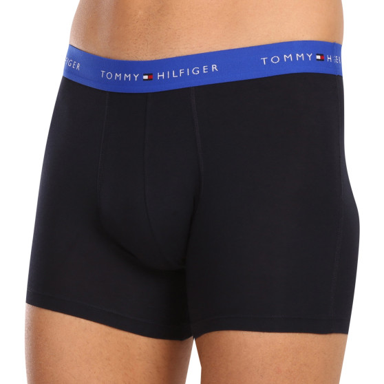 3PACK Herren Klassische Boxershorts Tommy Hilfiger dunkelblau (UM0UM02765 0RW)