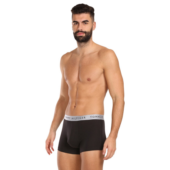 3PACK Herren Klassische Boxershorts Tommy Hilfiger schwarz (UM0UM03028 0UB)