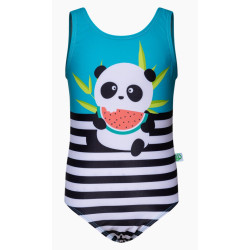 Fröhliche Mädchen-Badebekleidung Dedoles Panda (D-K-SCL-S-OPS-C-1260)