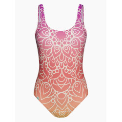 Fröhlicher einteiliger Damen-Badeanzug Dedoles Sun Mandala (D-F-BW-SW-OPS-C-1585)