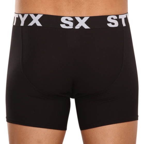 5PACK Herren Boxershorts Styx Sport elastisch Übergröße schwarz (5R960)