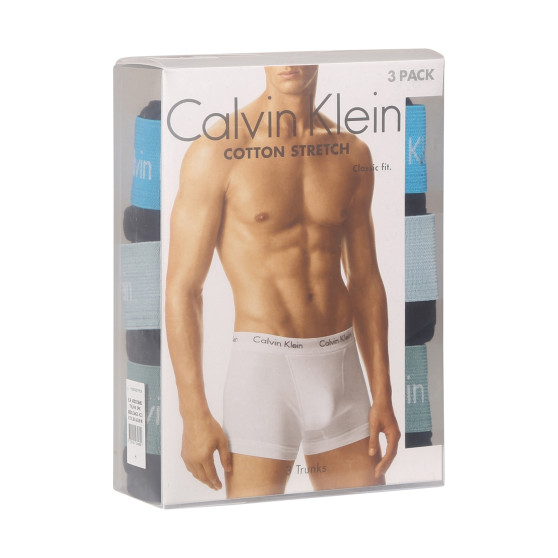 3PACK Herren Klassische Boxershorts Calvin Klein schwarz (U2662G-N22)