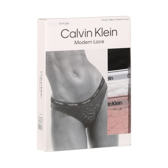 3PACK Damen Slips Calvin Klein mehrfarbig (QD5069E-N8I)