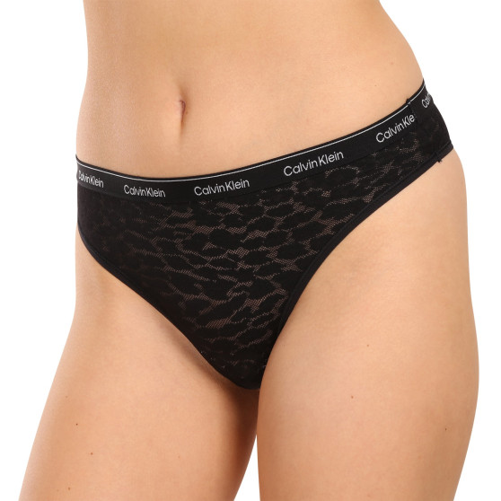 3PACK Brasil-Slips für Damen Calvin Klein schwarz (QD5225E-UB1)