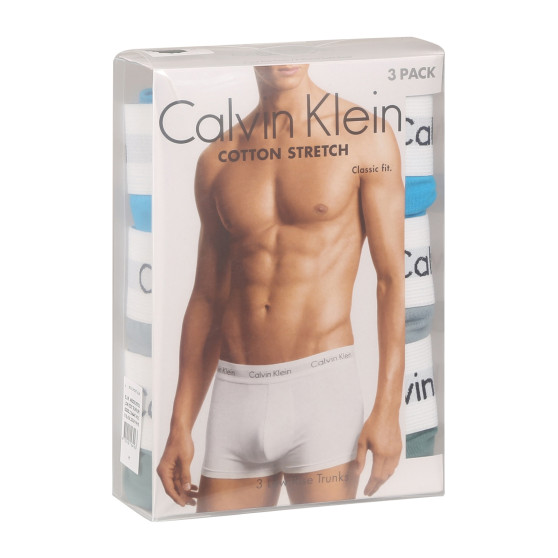 3PACK Herren Klassische Boxershorts Calvin Klein Übergröße mehrfarbig (NB2666A-N21)